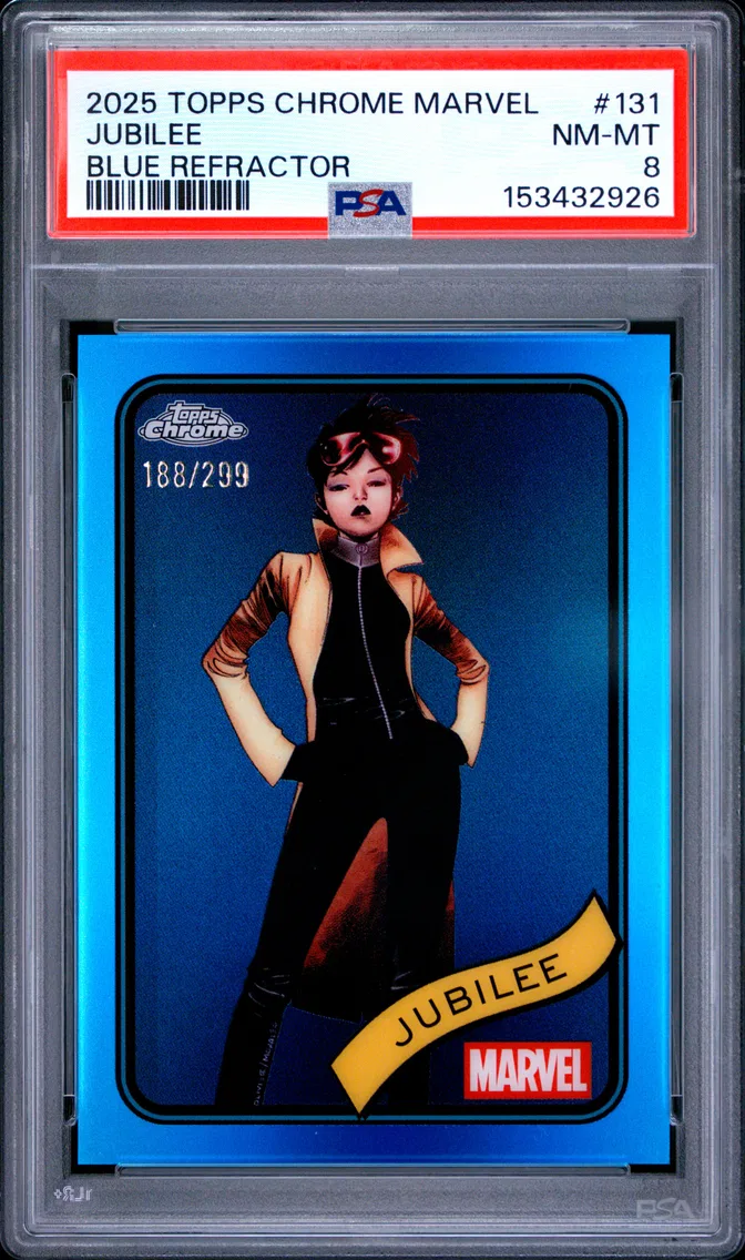 2025 #131 Jubilee PSA 8 Topps Chrome Marvel