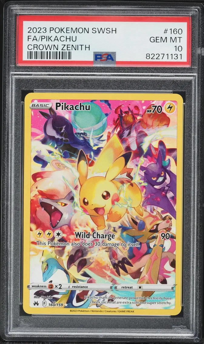 2023 #160 Full Art/Pikachu PSA 1