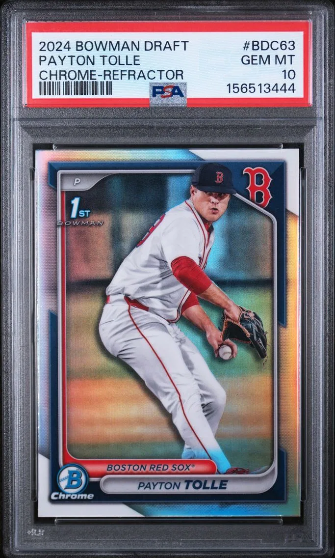 2024 #BDC63 Payton Tolle PSA 10 Bowman Draft