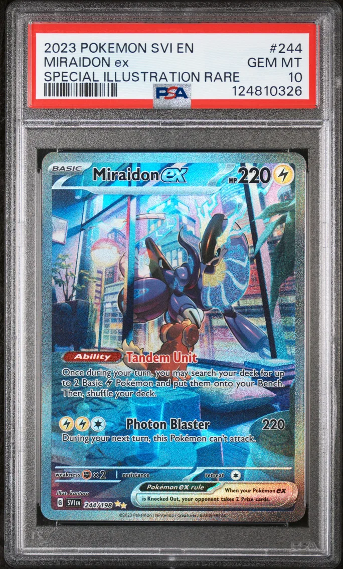 2023 #244 Miraidon EX PSA 10 Svi EN-Scarlet & Violet