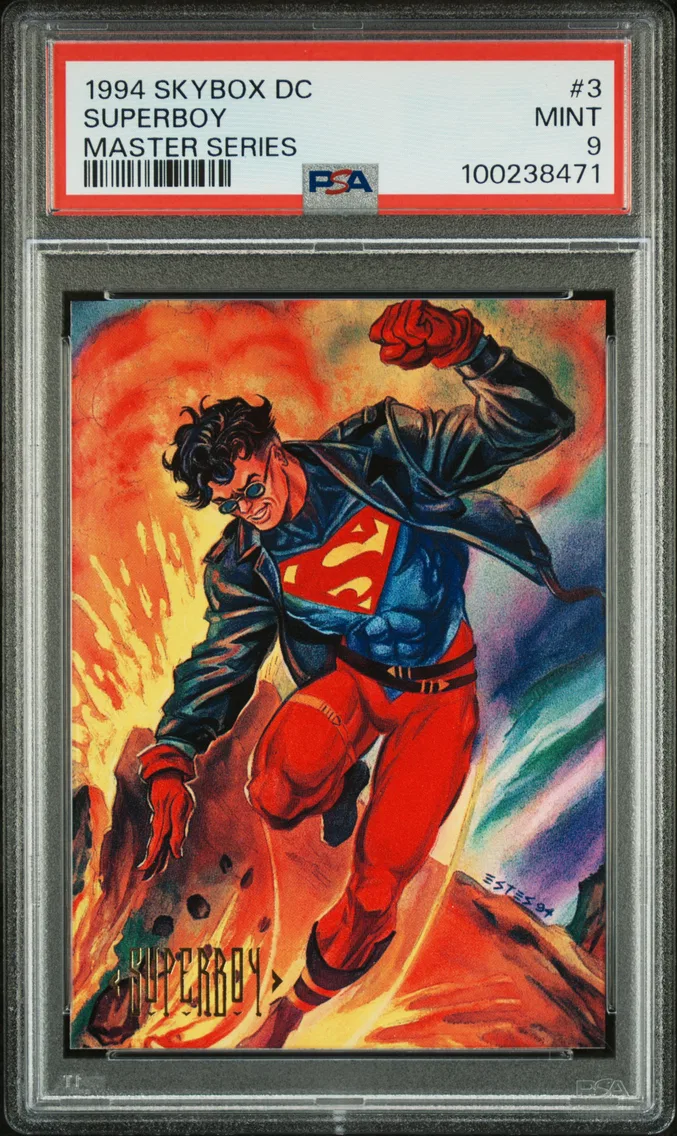 1994 #3 Superboy PSA 9 Skybox DC Master Series