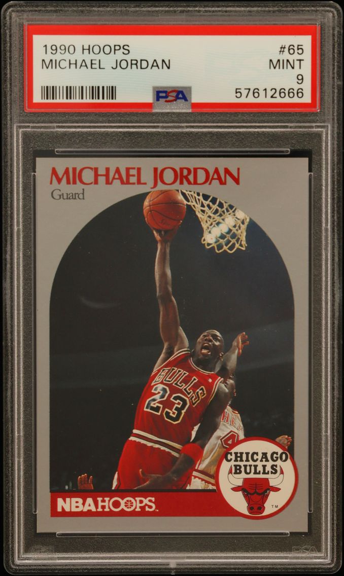 1990 #65 Michael Jordan PSA 9 Ho