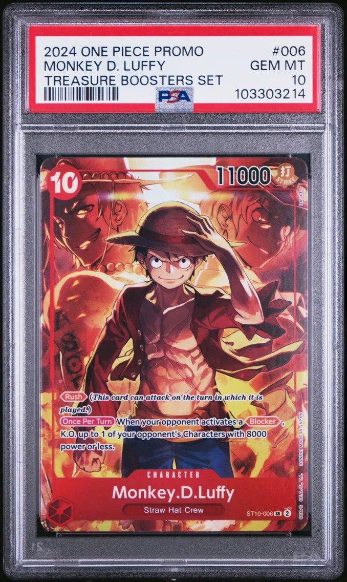 2024 #006 Monkey D. Luffy PSA 10 One Piece Promos