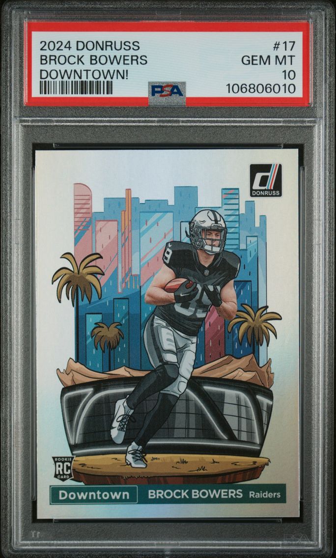 2024 #17 Brock Bowers PSA 10 Pan