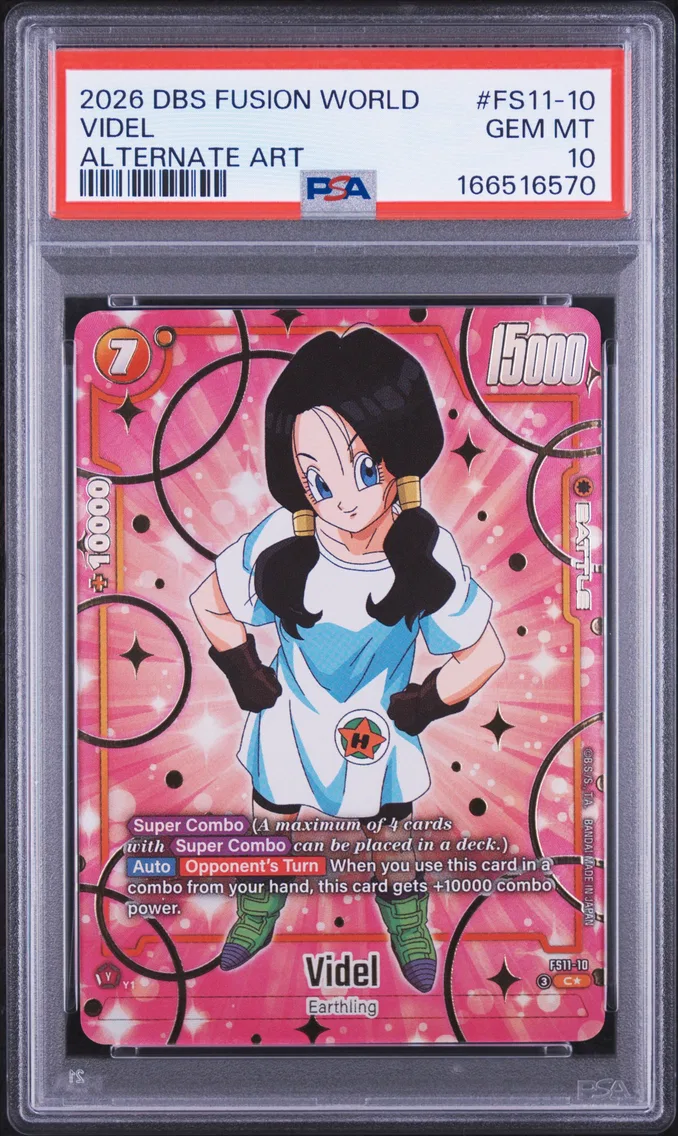 2026 #FS11-10 Videl PSA 10 Dragon Ball Super Card Game Fusion World Starter Deck EX the Phase of Evolution