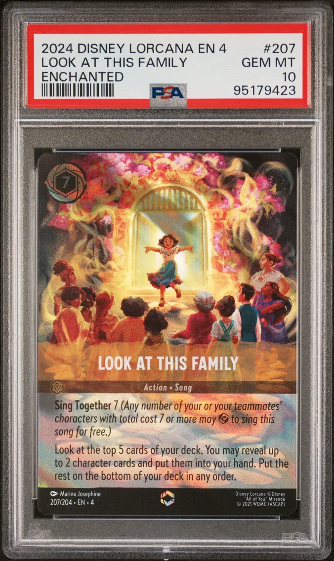 2024 #207 Look at This Family PSA 10 Disney Lorcana EN 4-Ursula's Return