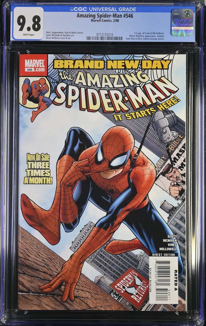 2008 Amazing Spider-Man #546 CGC