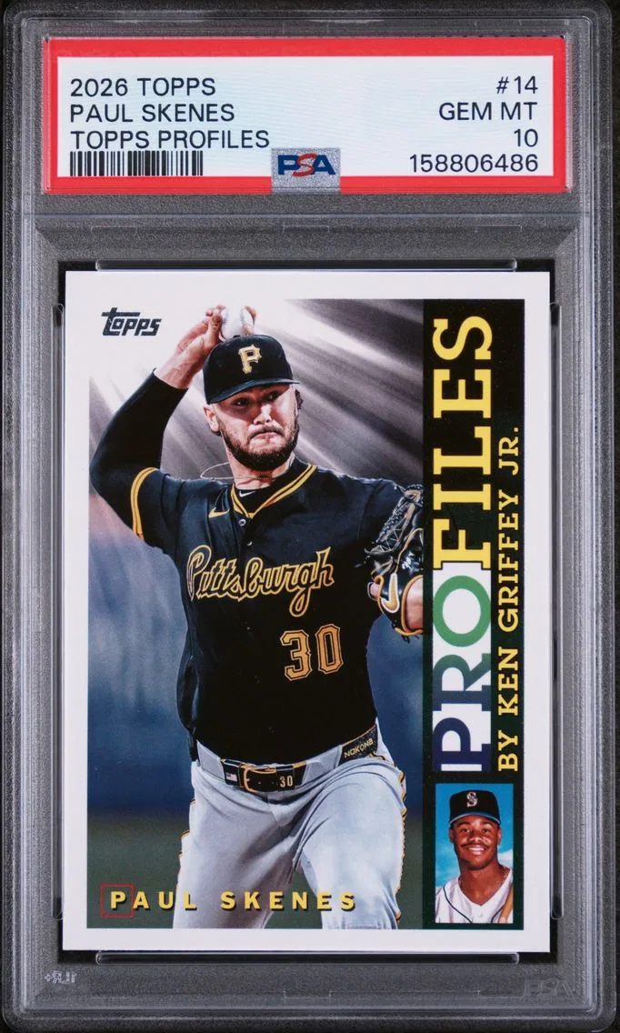 2026 #14 Paul Skenes PSA 10 Topps Topps Profiles