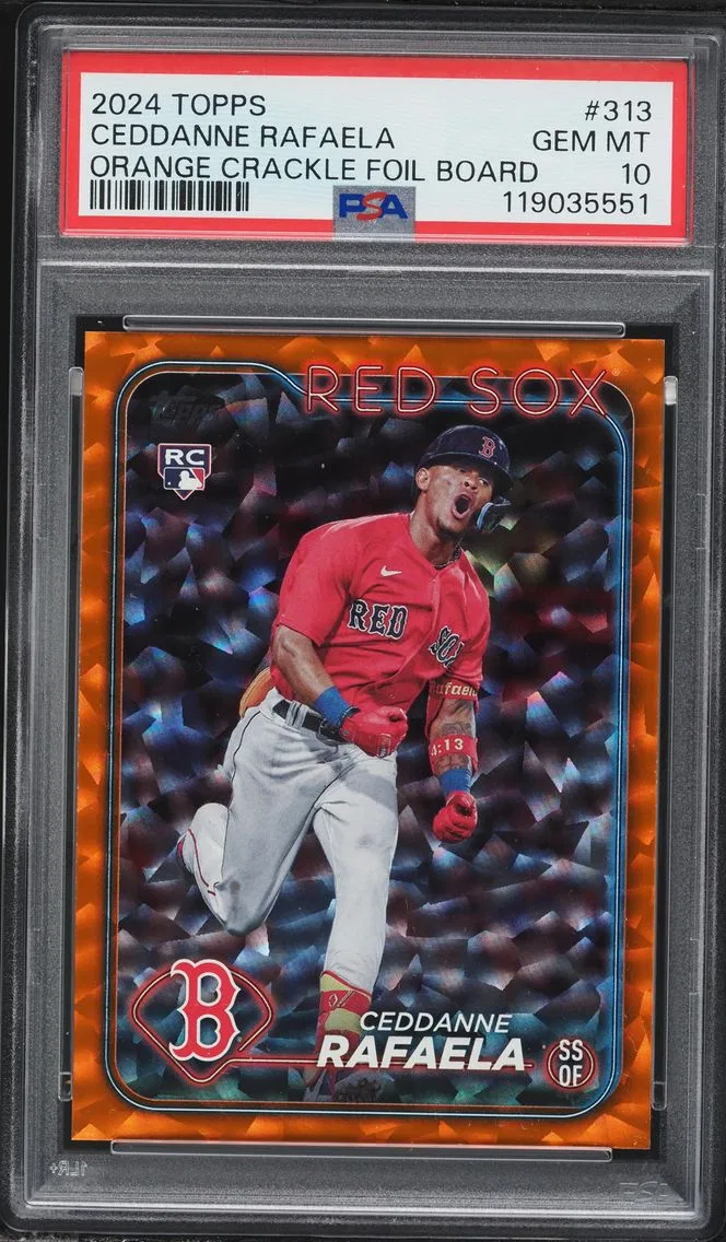 2024 #313 Ceddanne Rafaela PSA 10 Topps Baseball
