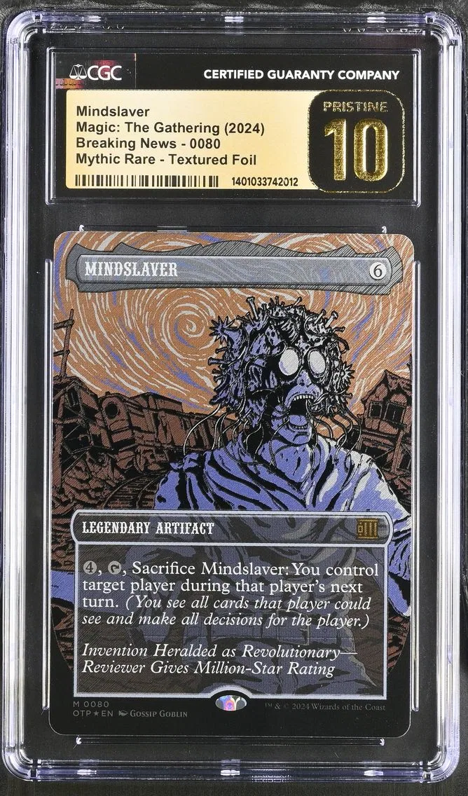 2024 #80 Textured Foil Mindslaver CGC 10 Magic The Gathering MTG Breaking News