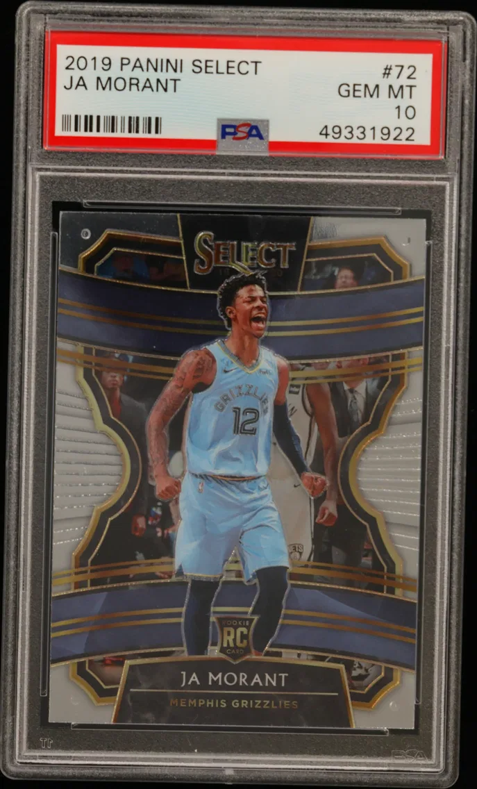 2019 #72 Ja Morant PSA 10 Panini Select