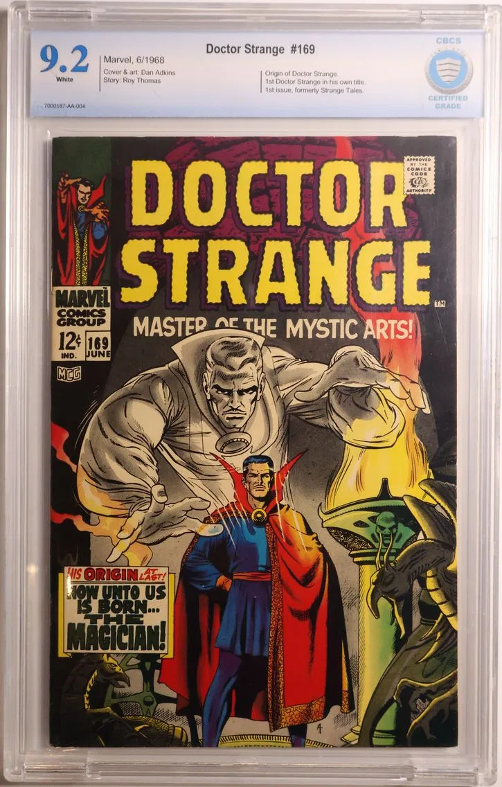 1968 #NA 1968 Doctor Strange #169 CBCS 9.2 Marvel Comics CBCS 9.2
