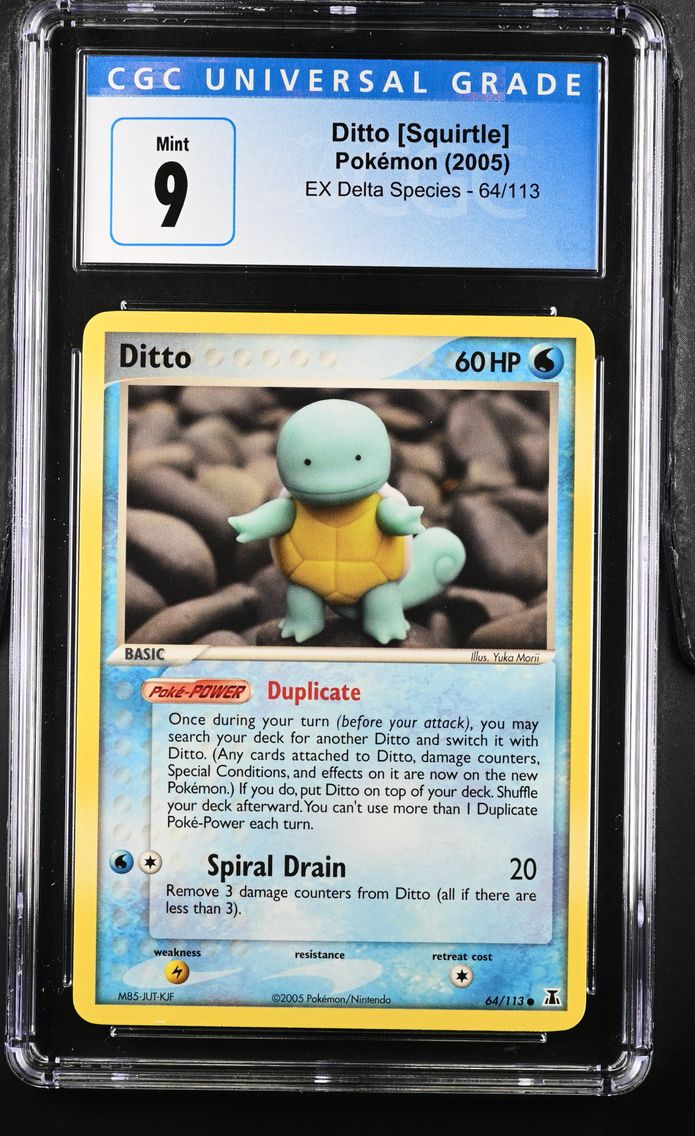 2005 #64 Ditto [Squirtle] CGC 9 