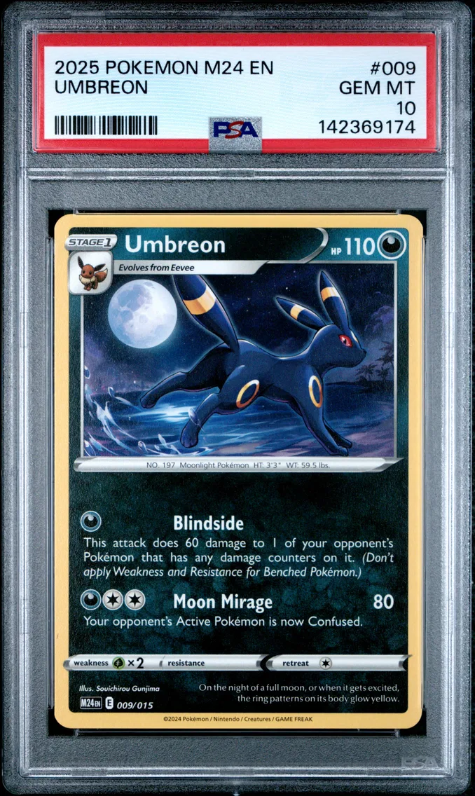 2025 #009 Umbreon PSA 10 M24 EN-Mcdonald's Collection