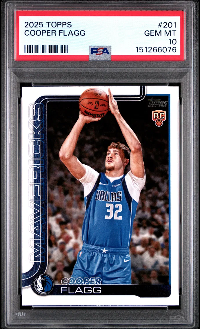 2025 #201 Cooper Flagg PSA 10 Topps
