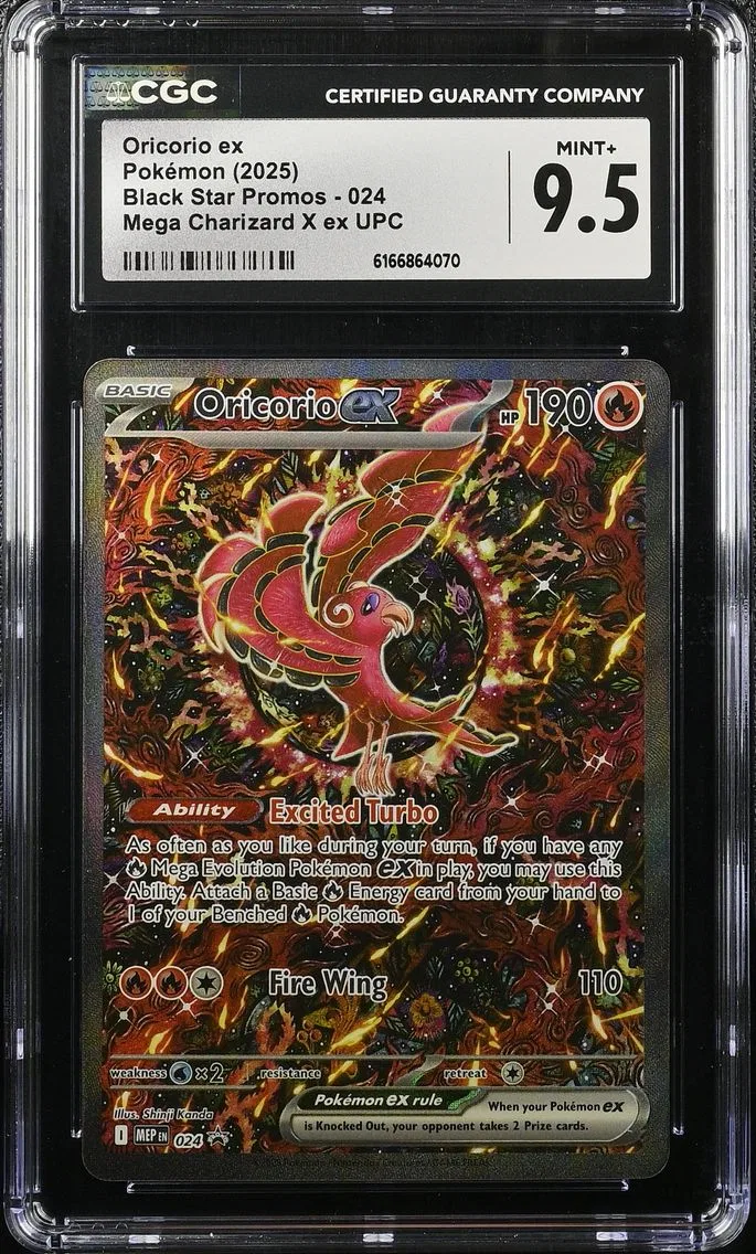 2025 #024 Oricorio ex CGC 9.5 Black Star Promos - Mega Evolution MEP EN - English
