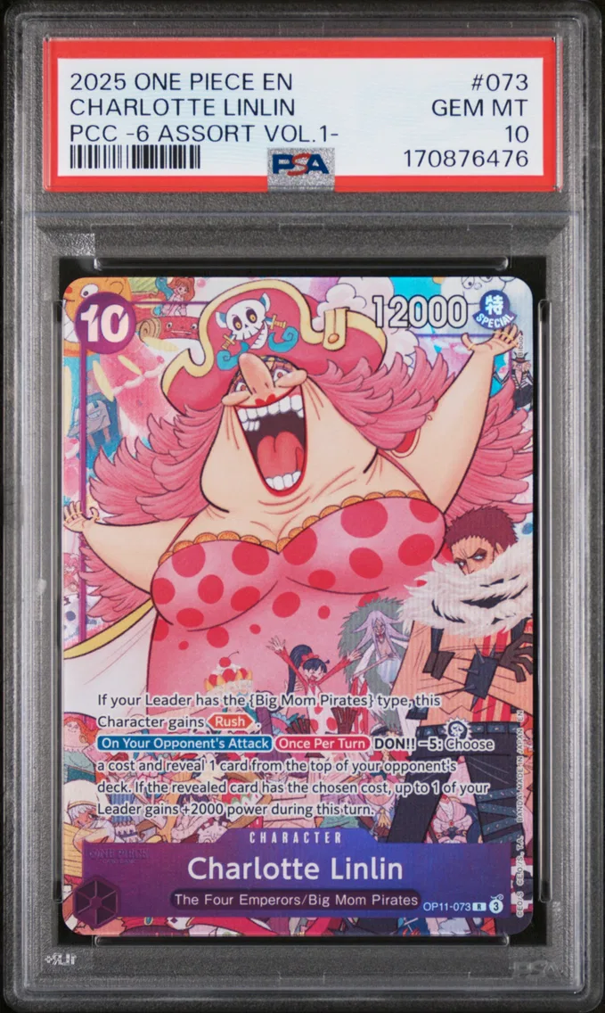 2025 #073 Charlotte Linlin PSA 10 One Piece Premium Card Collection -6 Assort Vol.1-