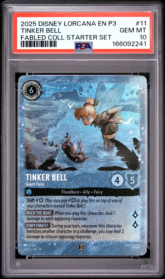2025 #11 Tinker Bell - Giant Fairy PSA 10 Disney Lorcana EN P3-Promo