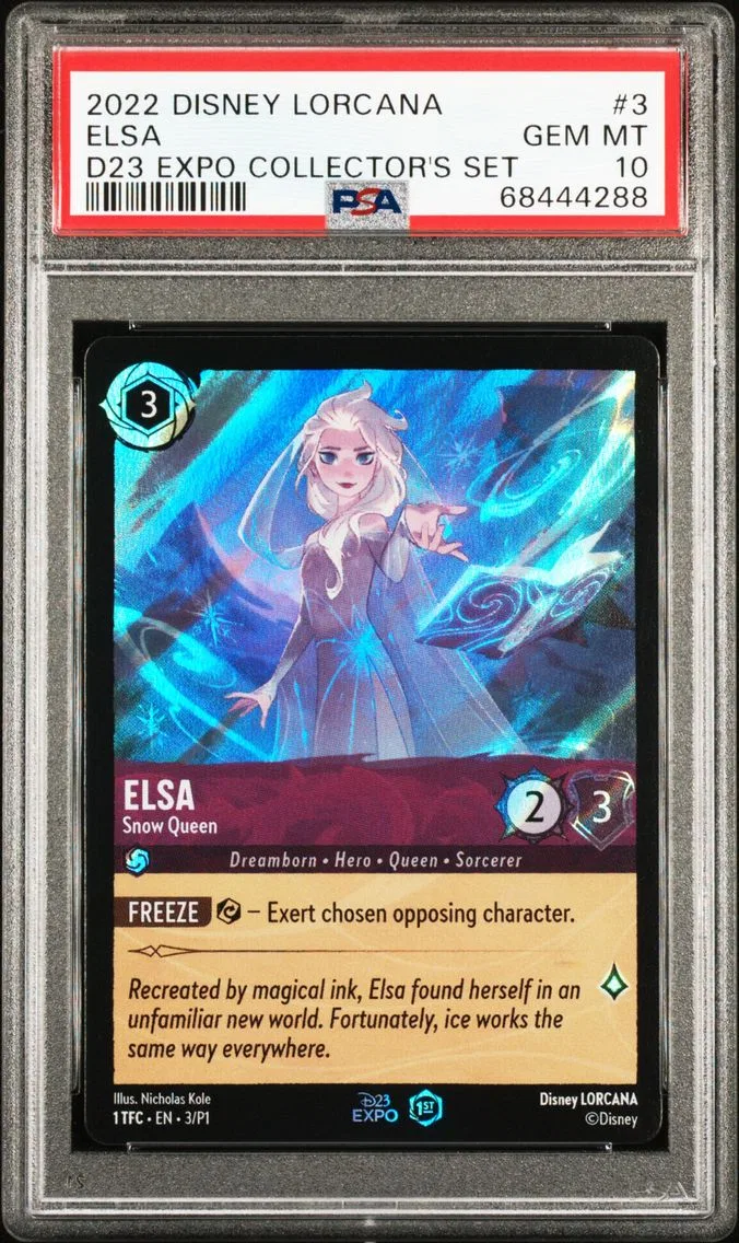 2022 #3 Elsa - Snow Queen PSA 10 Disney Lorcana Promo