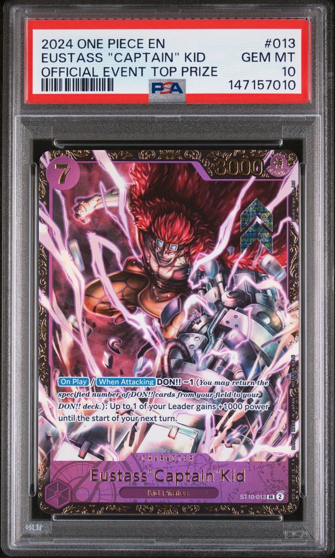 2024 #013 Eustass "Captain" Kid PSA 10 Promos One Piece