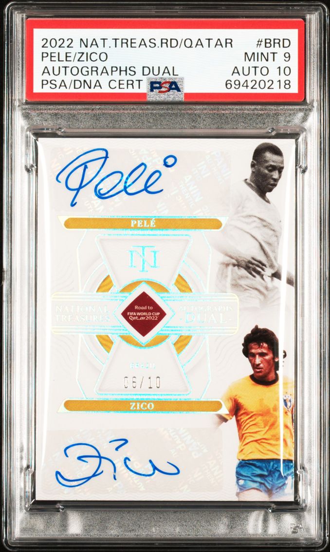 2022 #ADBRD Pele/Zico PSA 9 Pani