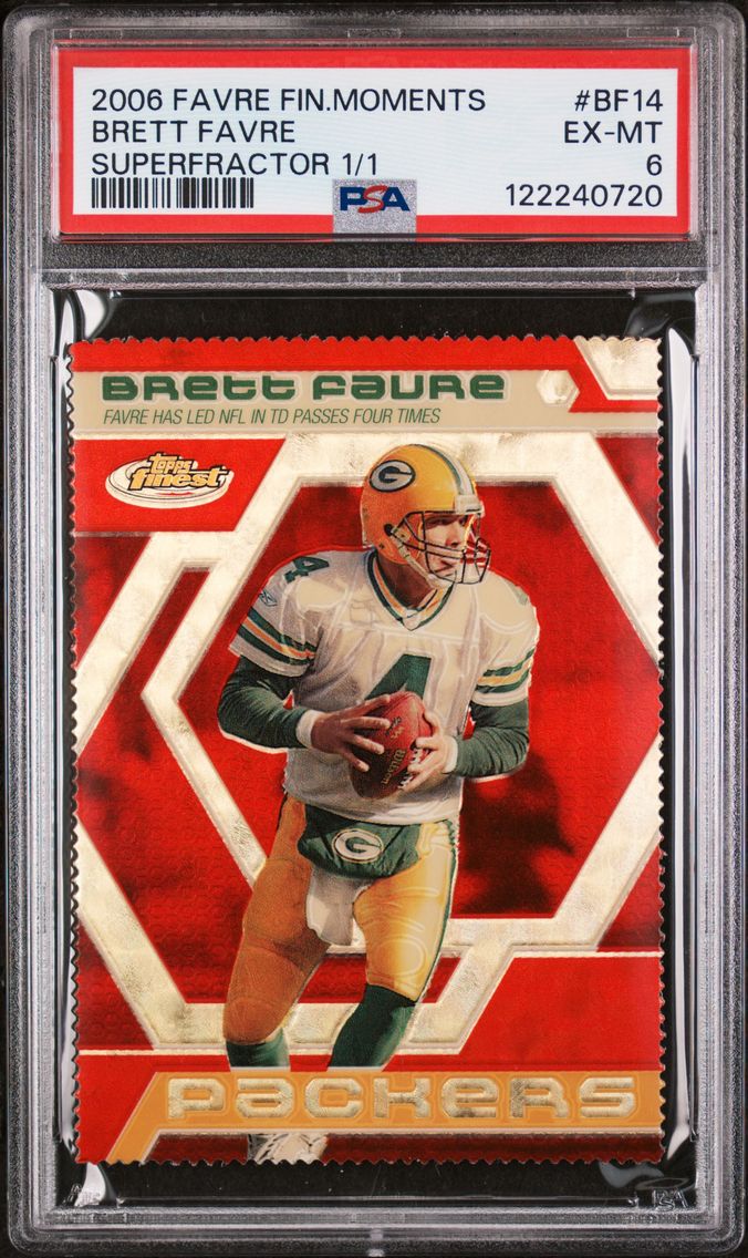 2006 #BF14 Brett Favre PSA 6 Fin