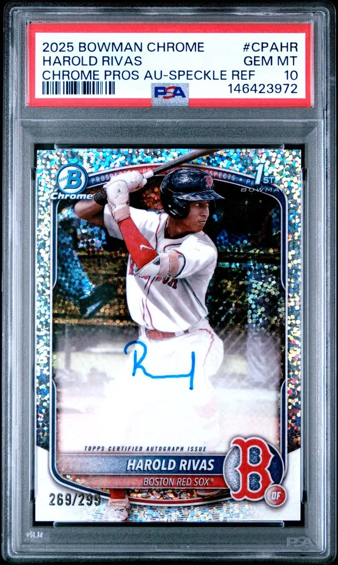 2025 #CPAHR Harold Rivas PSA 10 Bowman Chrome Prospect Autographs