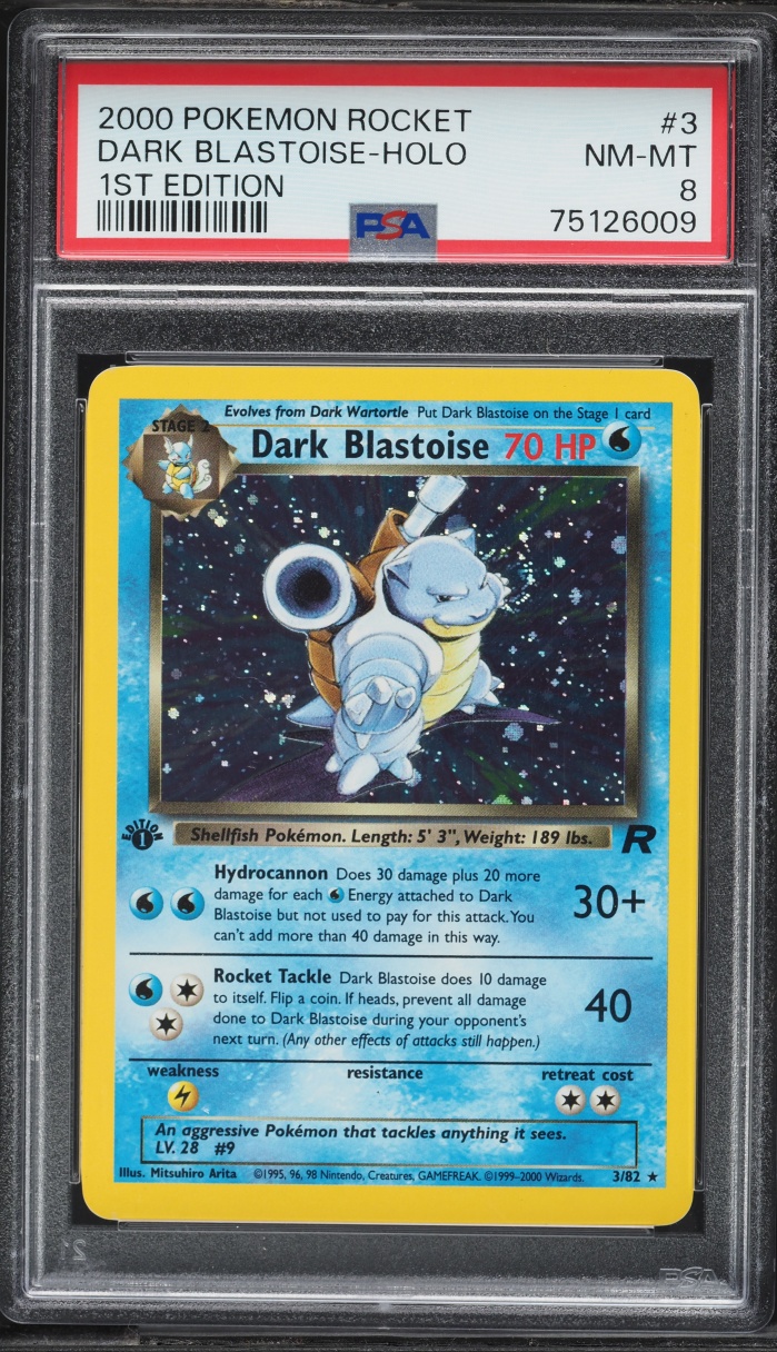 Team Rocket 1st Edition Holo Dark Blastoise NM-MT
