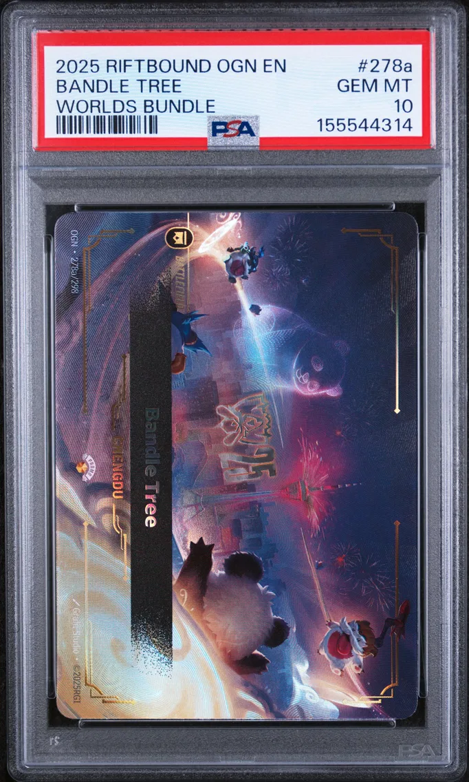 2025 #278a Bandle Tree PSA 10 Riftbound: League of Legends Ogn-Origins