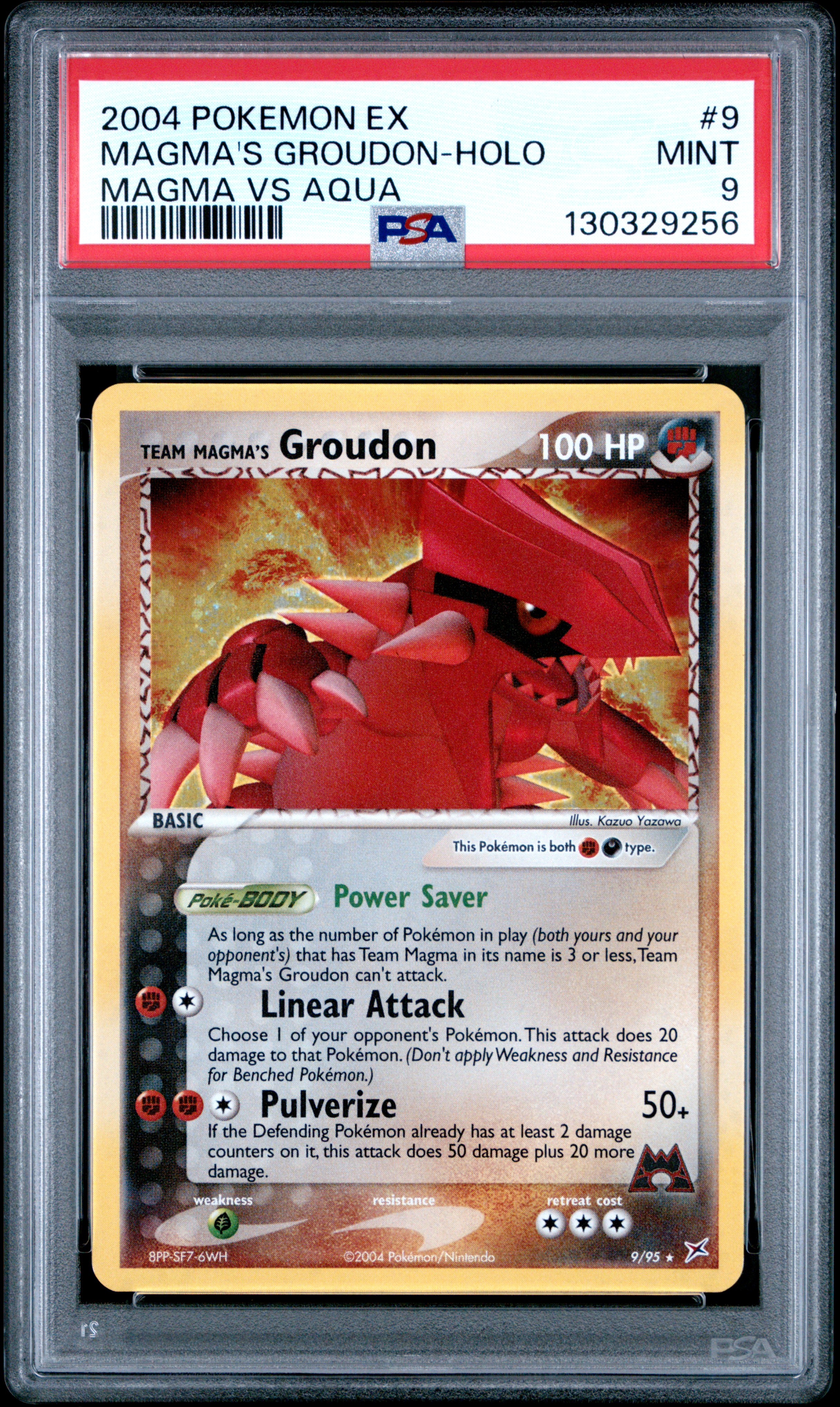 Team Magma's Groudon-Holo