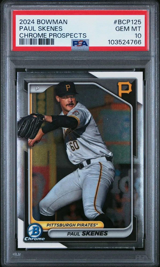 2024 #BCP125 Paul Skenes PSA 10 Bowman Chrome Prospects