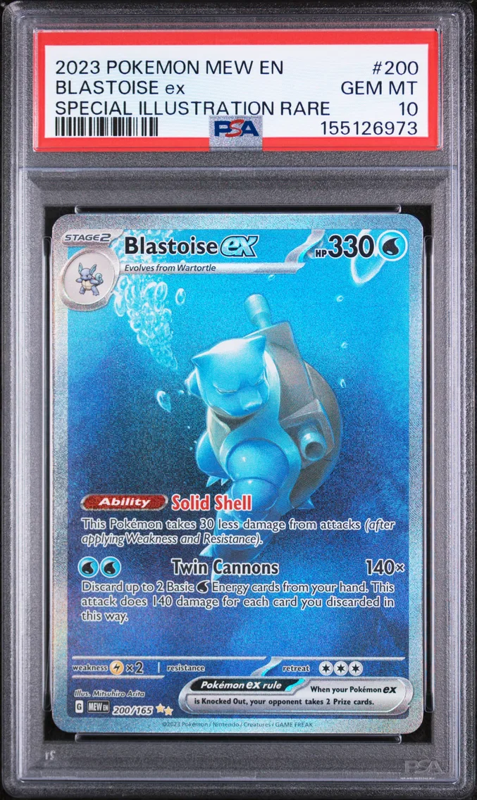 2023 #200 Blastoise EX PSA 10 Me