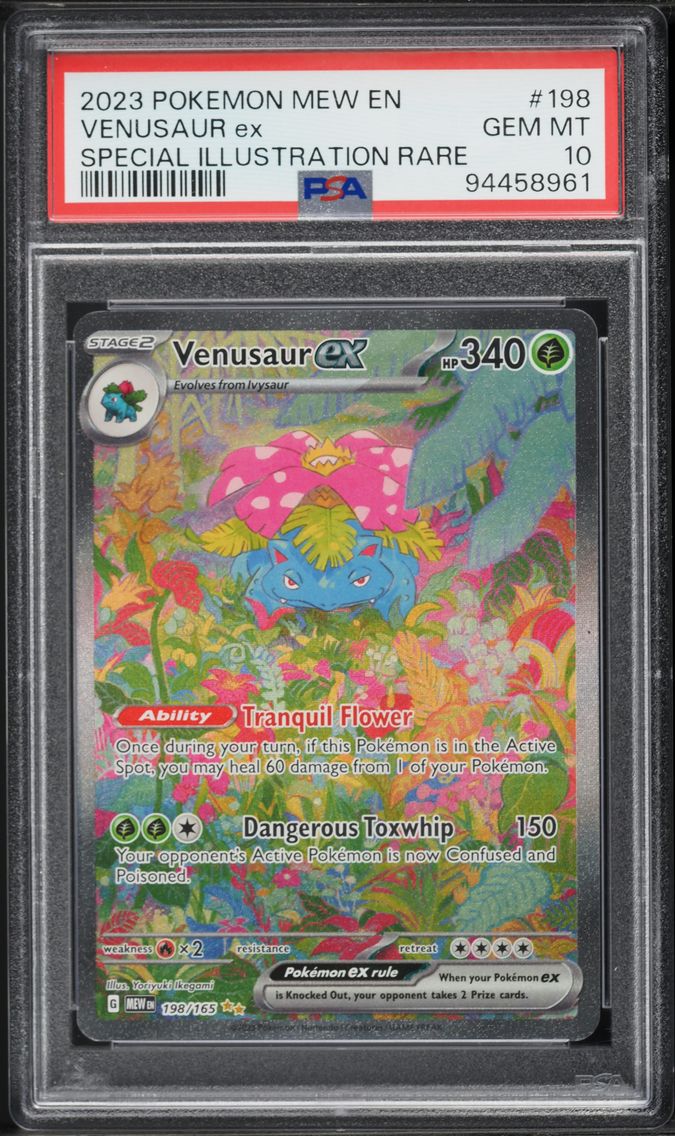 2023 #198 Venusaur EX PSA 10 Mew