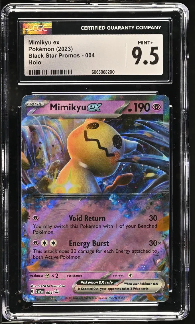 2023 #004 Mimikyu ex CGC 9.5 Black Star Promos - Scarlet & Violet SVPEN - English