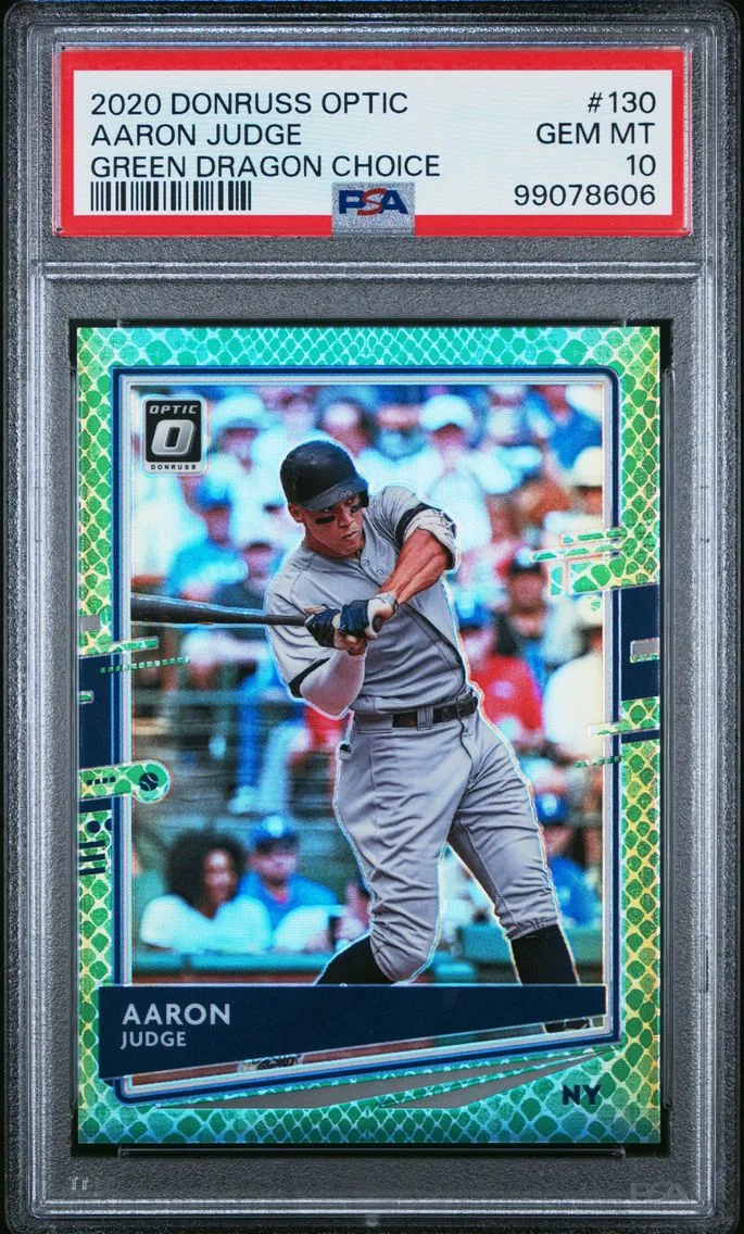 2020 #130 Aaron Judge PSA 10 Panini Donruss Optic