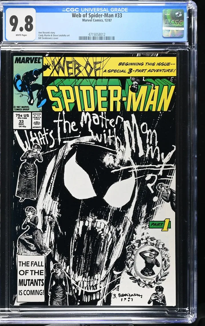 1987 Web of Spider-Man #33 CGC 9