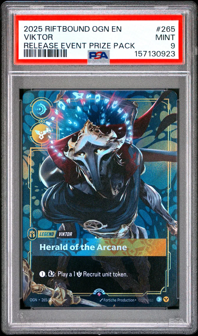 2025 #265 Viktor - Herald of the Arcane PSA 9 Riftbound: League of Legends Ogn-Origins
