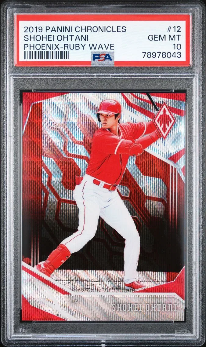 2019 #12 SHOHEI OHTANI PSA 10 Panini Chronicles Phoenix