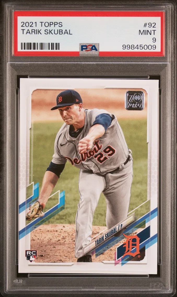 2021 #92 Tarik Skubal PSA 9 Topps