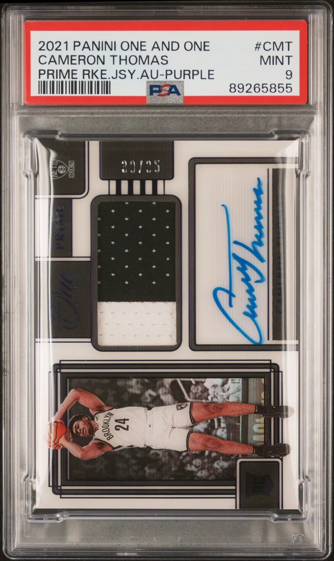 2021 #CMT Cameron Thomas PSA 9 P
