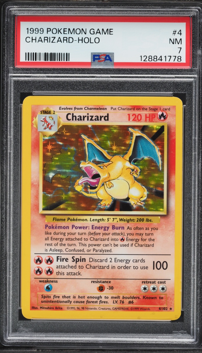 Base Set Holo Charizard NRMT