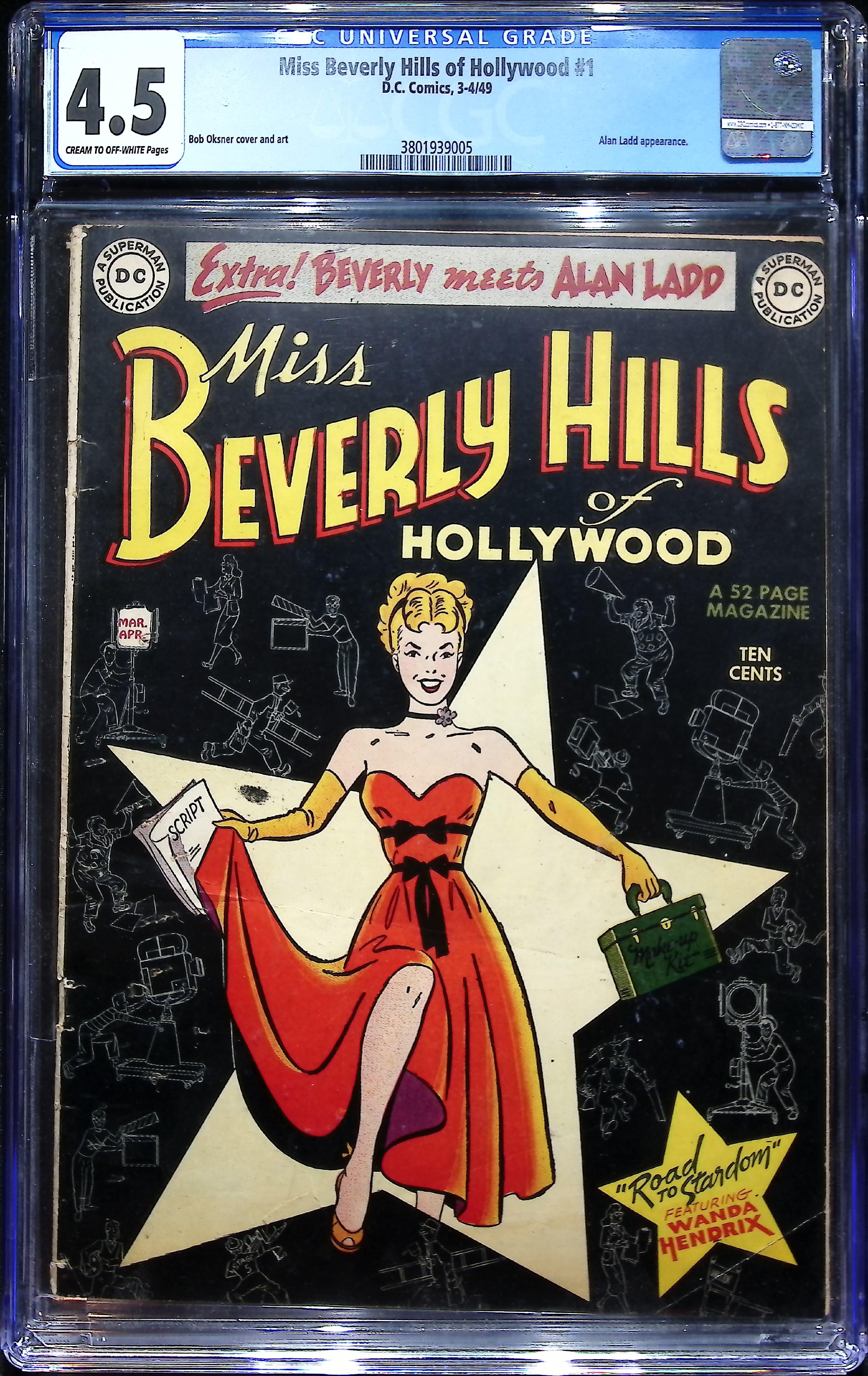 1949 Miss Beverly Hills of Hollywood #1 CGC 4.5 DC Comics