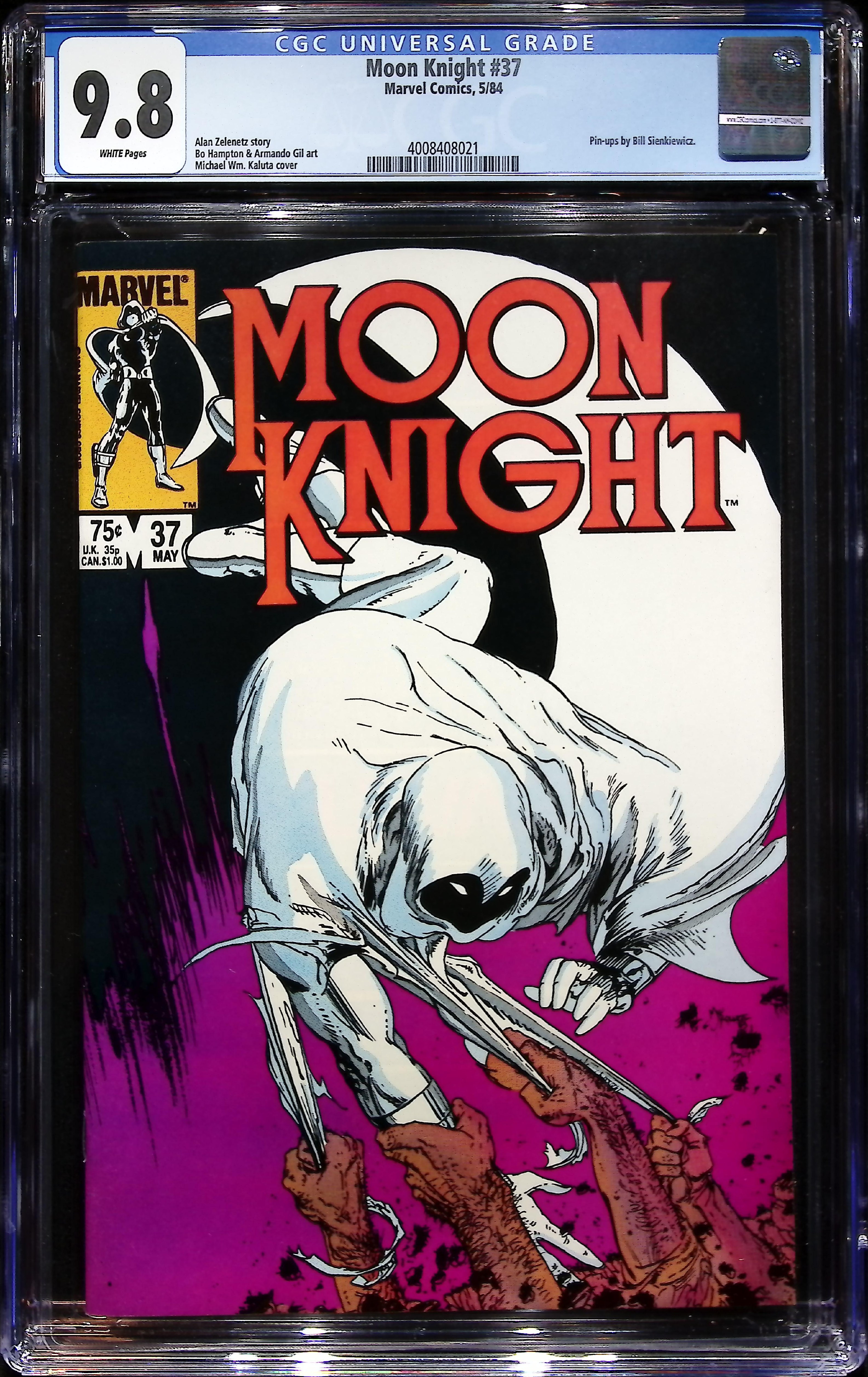 1984 Moon Knight #37 CGC 9.8 Marvel Comics