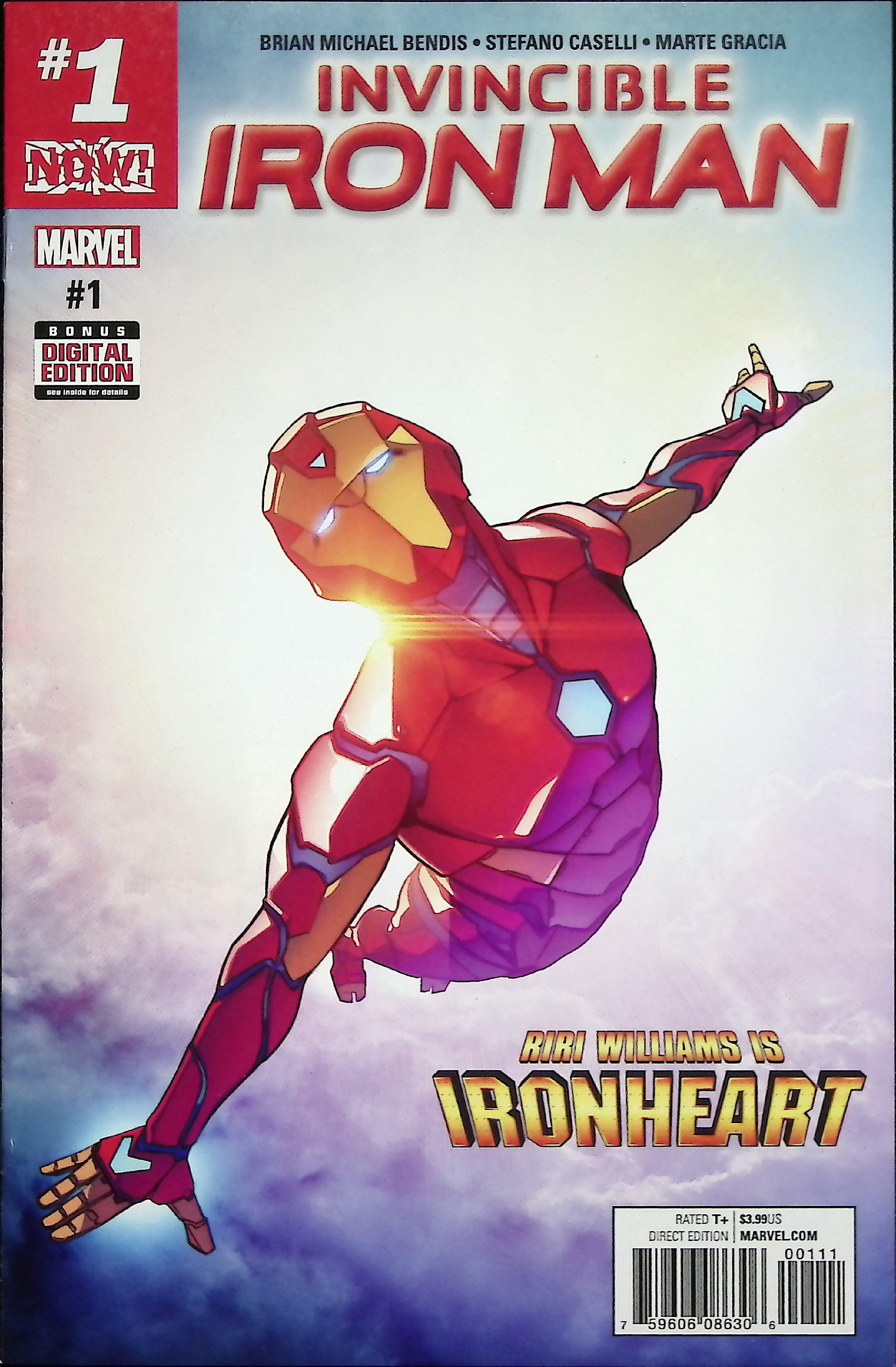 2016 Invincible Iron Man (3rd Series) #1 Marvel Comics