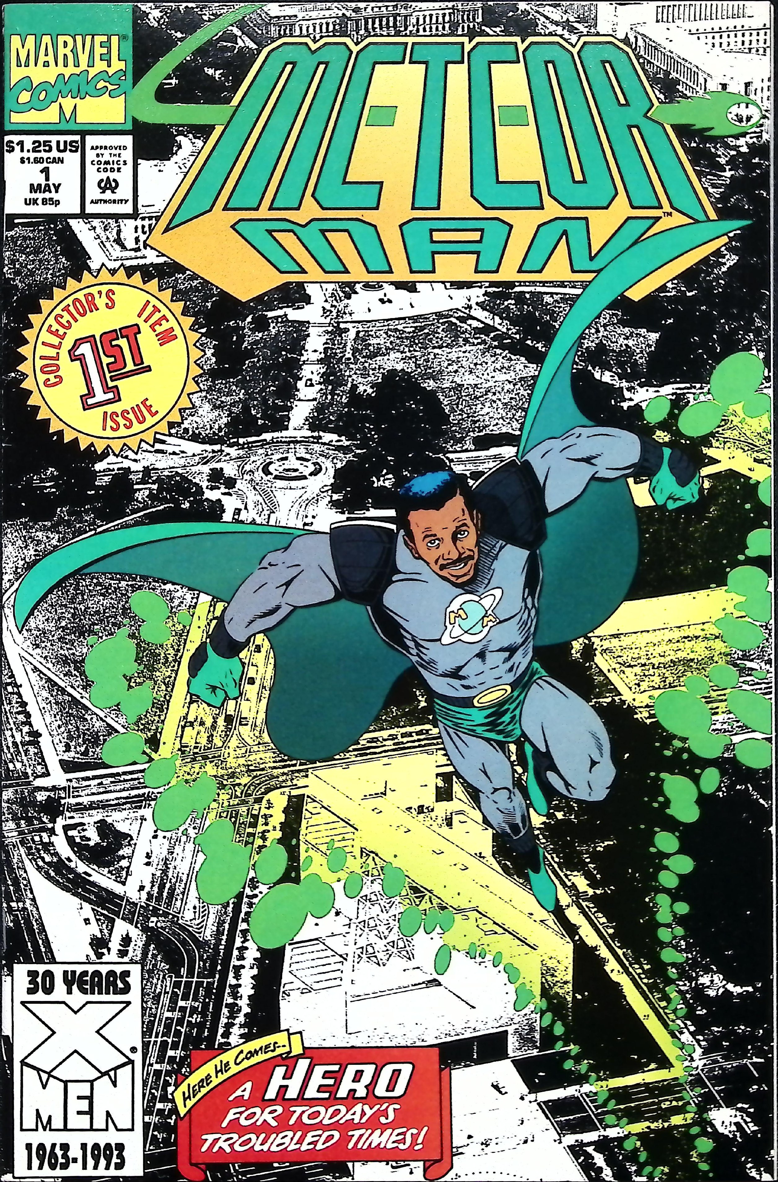1993 Meteor Man #1 Marvel Comics
