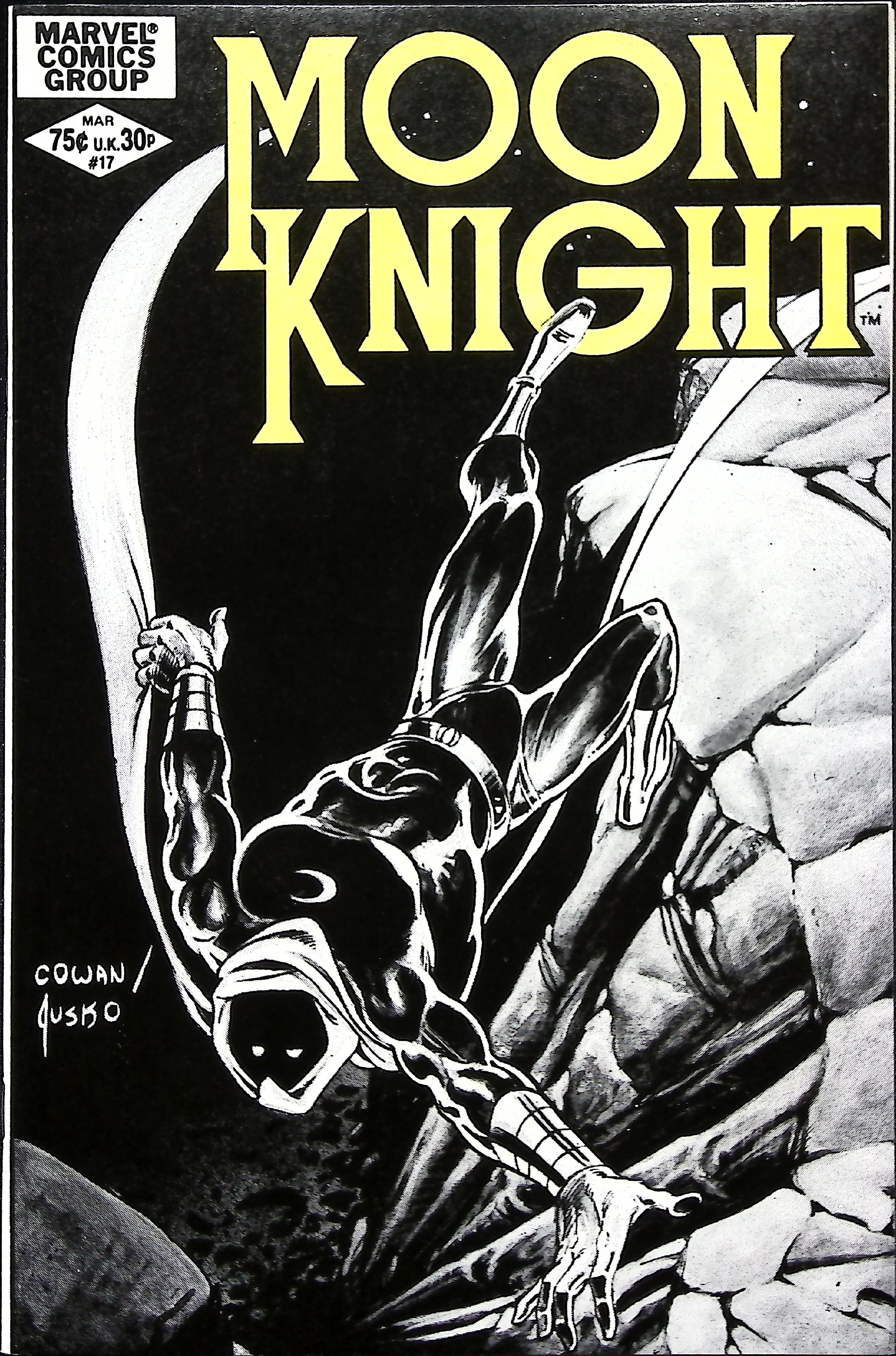 1982 Moon Knight (1st Series) #17 Marvel Comics