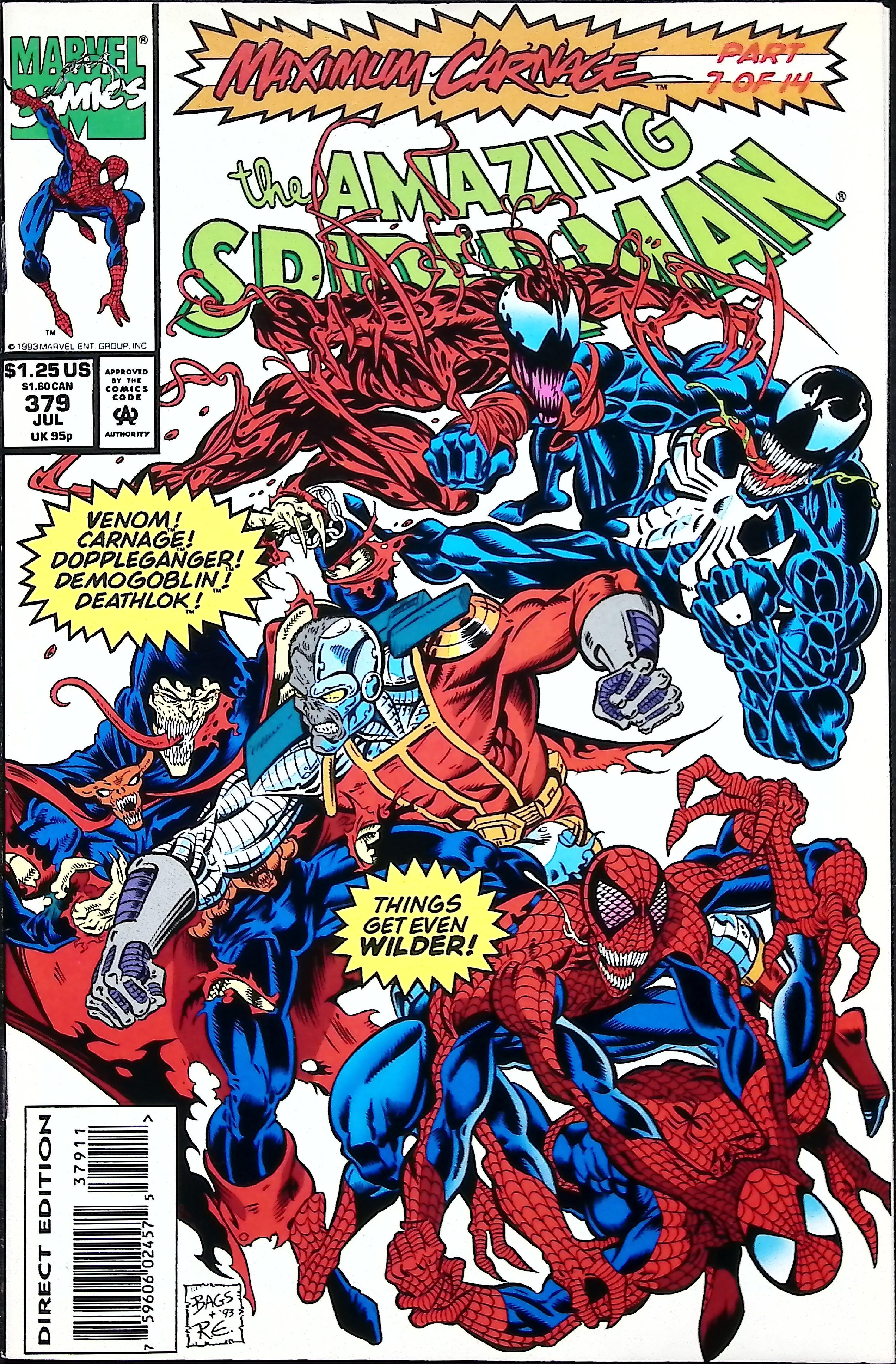 1993 Amazing Spider-Man, The #379 Marvel Comics