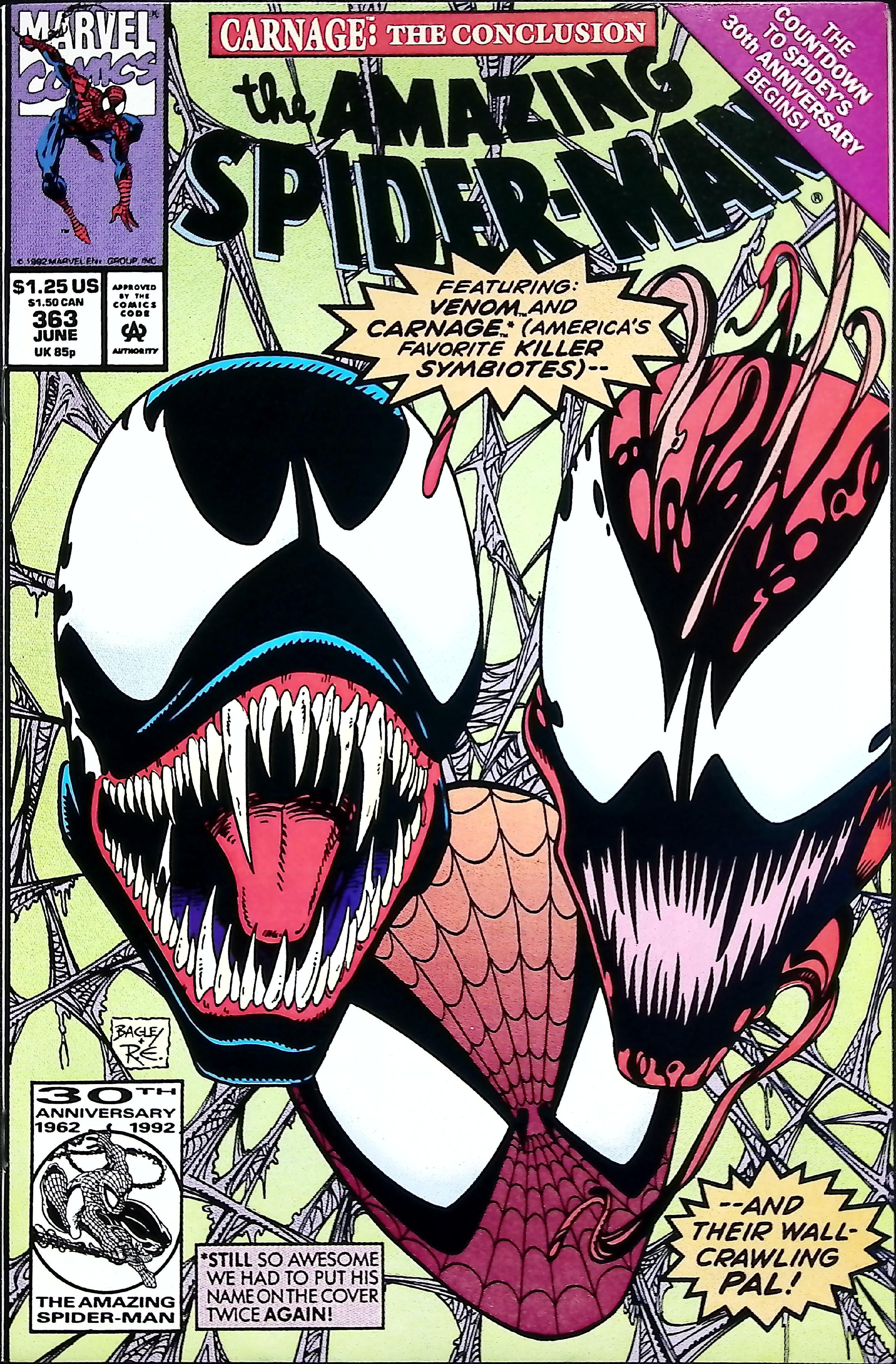 1992 Amazing Spider-Man, The #363 Marvel Comics