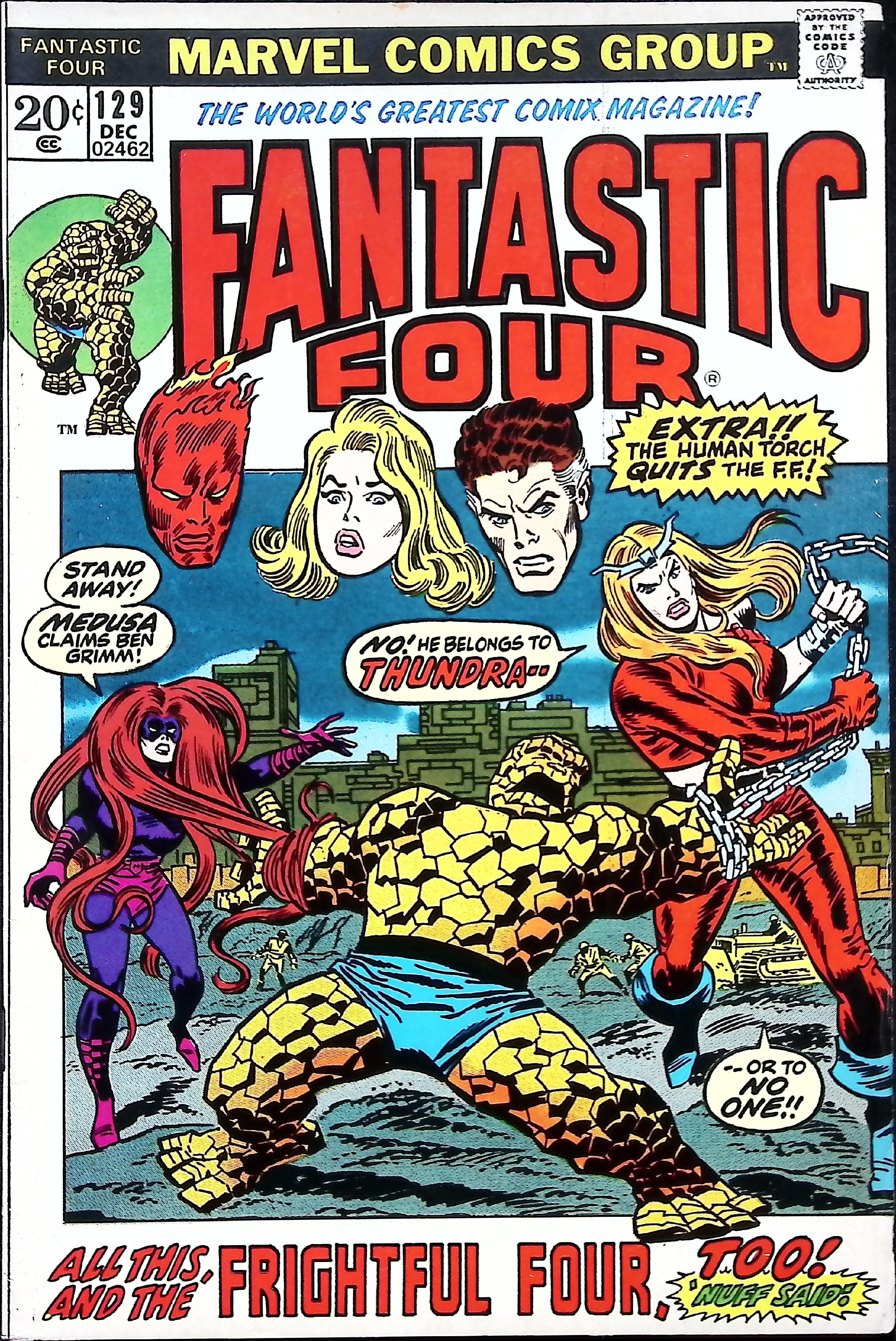 1972 Fantastic Four (Vol. 1) #129 Marvel Comics