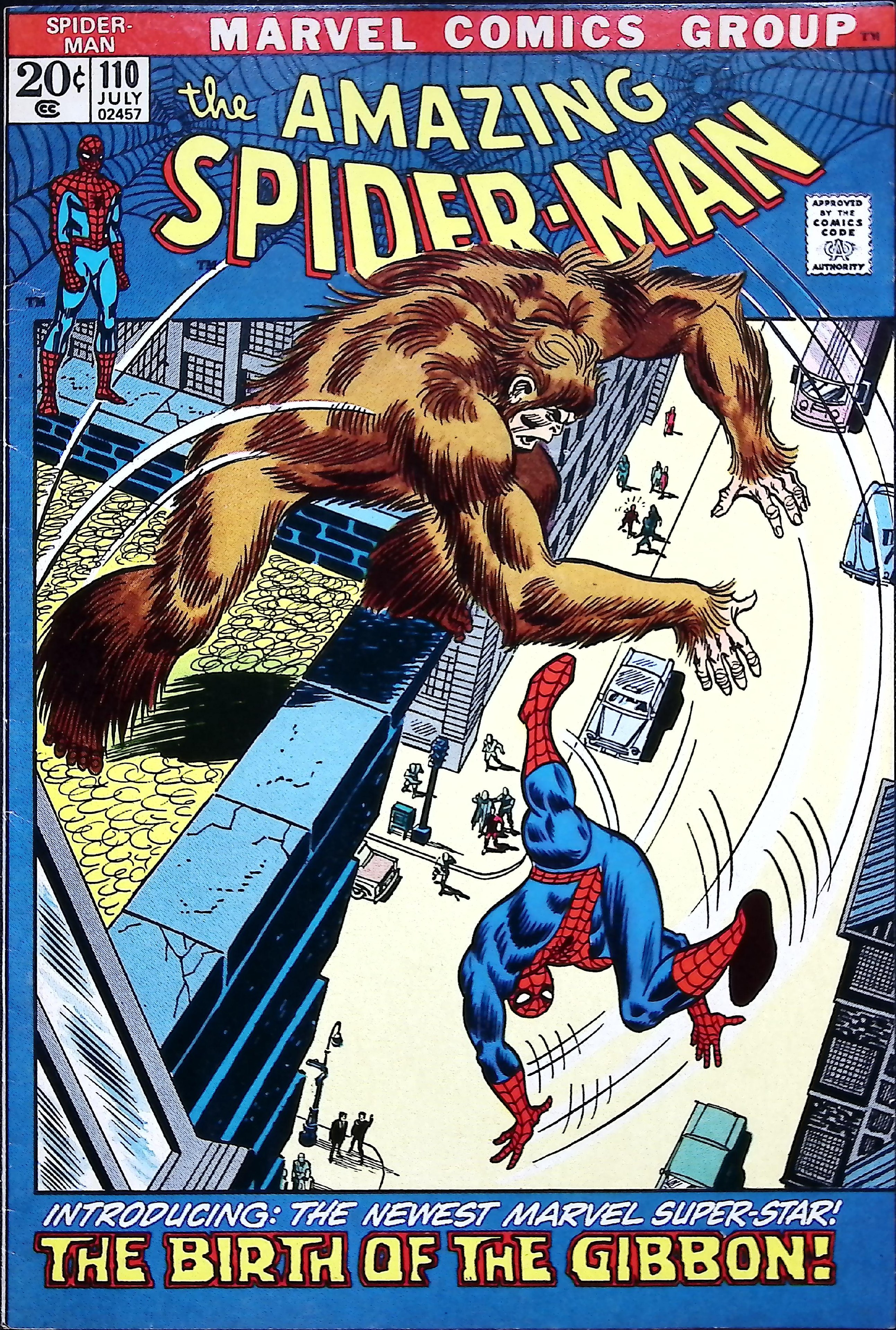 1972 Amazing Spider-Man, The #110 Marvel Comics